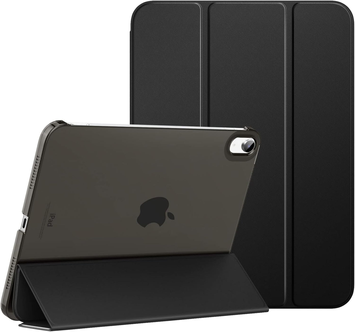 Homeecore for iPad (A16) 11th Generation Case 11 Inch 2025, iPad 10th Generation Case 10.9 Inch 2022, Slim Stand Hard PC Translucent Back Shell Smart Cover, Support Touch ID, Auto Wake/Sleep, Navy Blue