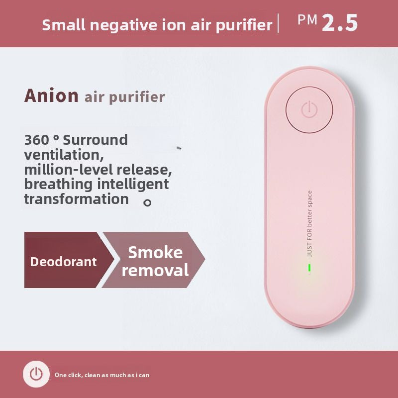 Mini Air Purifier with Negative Ion Technology