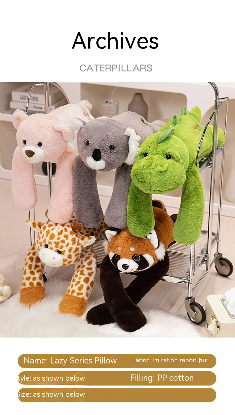 Long Arm Plush Animal Pillow