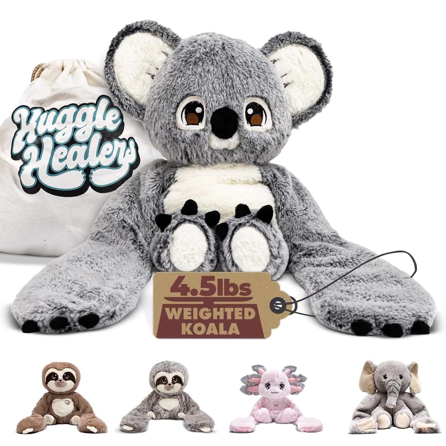 Huggle Healers Koala Stuffed Animal - 38" Long Arms Plushies - Stuffed Animals - Noa Koala